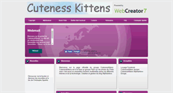 Desktop Screenshot of cutenesskittens.com