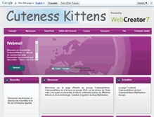 Tablet Screenshot of cutenesskittens.com